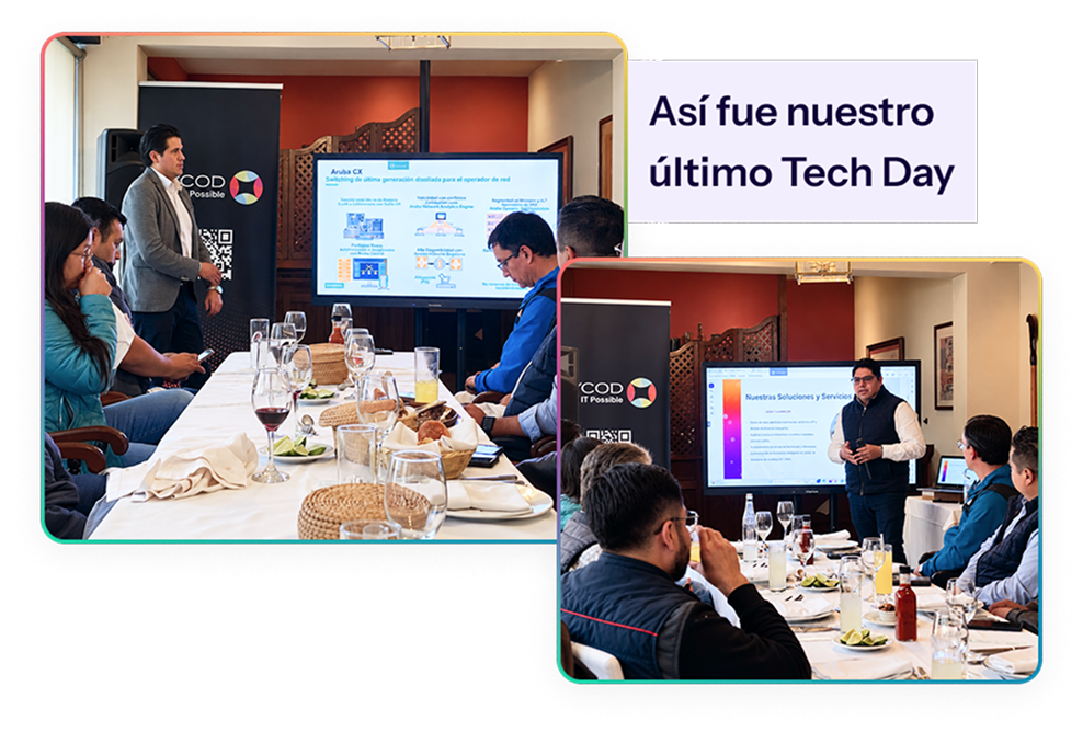 Así fue nuestro último Tech Day SYCOD con clientes y Aruba